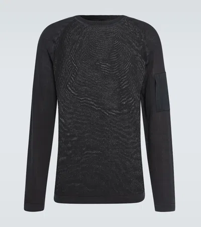 C.p. Company Pullover Aus Baumwolle In Black