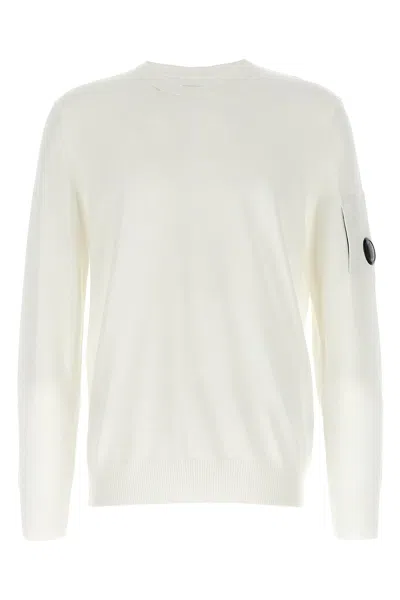 C.p. Company Cotton Sweater Fineness 12 In Neutral