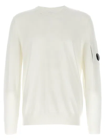 C.p. Company Cotton Jumper Fineness 12 Jumpers And Cardigans White