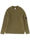 C.p. Company C. P. Company Cotton Sweater In Green