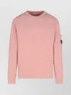 C.p. Company Cotton Sweater With Long Sleeves And Round Neck