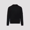 C.p. Company Brushed Cotton Sweatshirt With Lens Detail In Black
