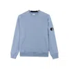 C.p. Company C.p.company Lens Detailed Sweatshirt In Blue
