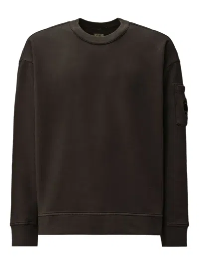 C.p. Company Cotton Sweatshirt In Brown