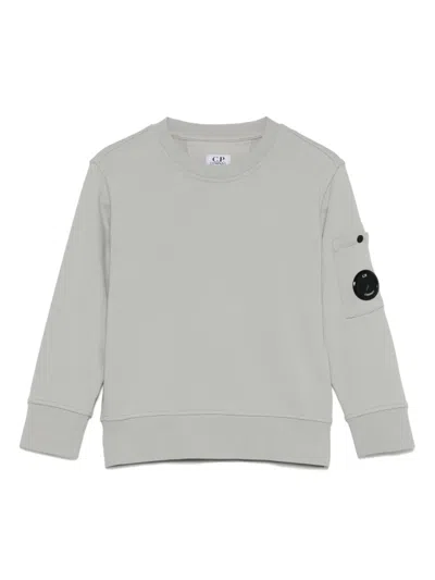 C.p. Company Kids' Cotton Sweatshirt In Grey