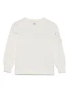 C.p. Company Cotton Sweatshirt In Neutrals