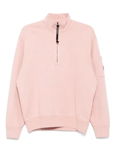 C.p. Company Cotton Sweatshirt In Pink