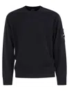 C.p. Company C. P. Company Man Sweatshirt Midnight Blue Size Xxl Cotton In Black