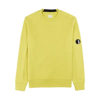 C.p. Company Cotton Sweatshirt In Yellow