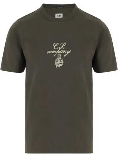 C.p. Company T-shirt Aus Baumwolle In Grün