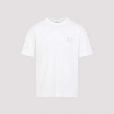 C.p. Company C.p.company Logo Cotton T-shirt In White