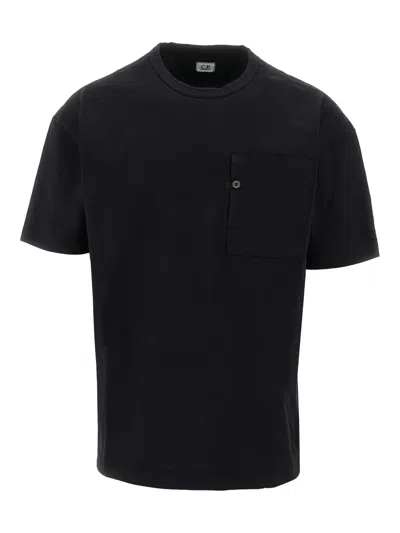 C.p. Company T-shirt Aus Baumwolle In Schwarz