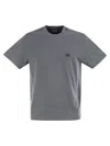 C.p. Company C.p.company Cotton T-shirt With Logo Patch