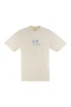 C.p. Company Cp Company Cotton T Shirt With Logo In White