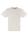 C.p. Company Logo-print Cotton T-shirt In White