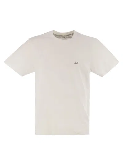 C.P. COMPANY CP COMPANY COTTON T SHIRT WITH PRINT ON THE BACK