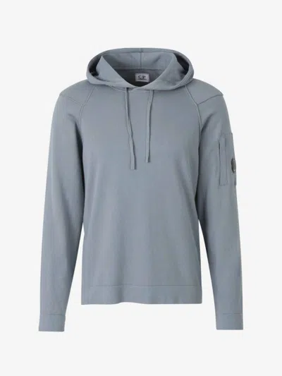 C.p. Company Cotton Tricot Sweatshirt In Blue