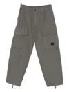 C.p. Company Cotton Trousers In Gray