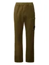 C.p. Company Cotton Trousers In Green