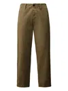 C.p. Company Cotton Twill Trousers In Brown