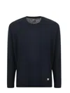 C.p. Company Cotton Yarn Sweater In Blu Scuro