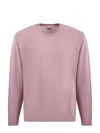 C.p. Company Cotton Yarn Sweater In Pink