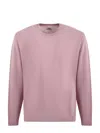 C.p. Company Cotton Yarn Sweater In Rosa Antico