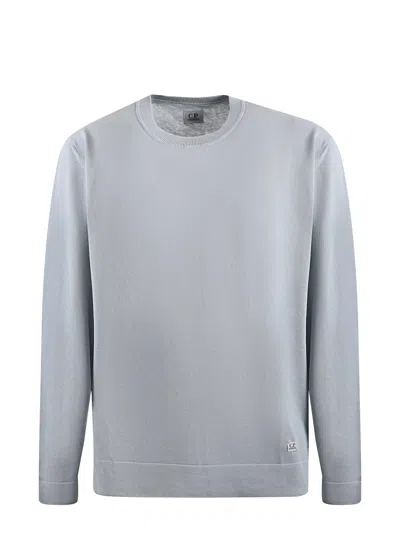 C.p. Company Cotton Yarn Sweater In Verde Salvia
