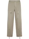C.p. Company Cargo Trousers In Neutral