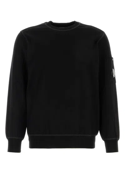 C.p. Company C.p.公司黑色棉毛衣 In Black