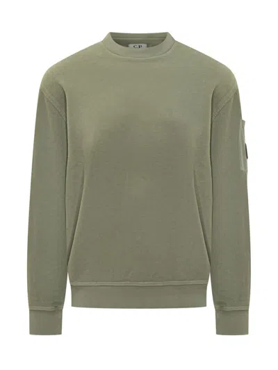 C.p. Company Green Crewneck Sweatshirt