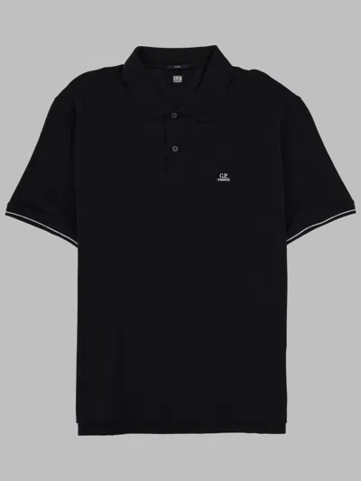 C.p. Company C.p.公司 Polo Col 徽标 In Black