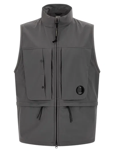 C.P. COMPANY CP SHELL HOODED VEST