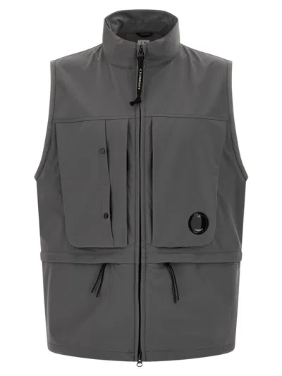 C.P. COMPANY 'CP SHELL HOODED' VEST