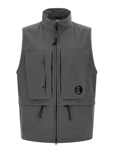 C.P. COMPANY CP SHELL HOODED VEST