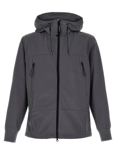 C.p. Company Shell-r Goggle Jacket In Gray
