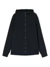 C.p. Company Zip-up Hooded Jersey Jacket In Blue
