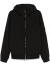 C.p. Company Shell-r Hooded Jacket With Removable Accessories In Black