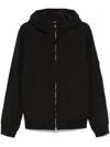 C.p. Company Shell-r Hooded Jacket With Removable Accessories In Black