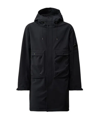 C.p. Company Cp Shell-r Hooded Parka Jacket In Black