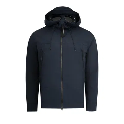 Pre-owned C.p. Company C.p. Shell-r Goggle Jacket 'total Eclipse' | Blue | Men's Size L