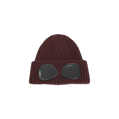 C.p. Company C.p.company Andorrared Google Beanie In Brown
