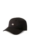 C.p. Company C.p.company Baseball Cap With Logo Patch In Black