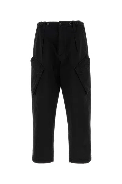 C.p. Company C.p.company Black Cotton Cargo Pant