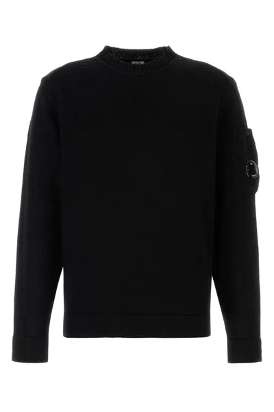 C.p. Company C.p.company Black Cotton Sweater