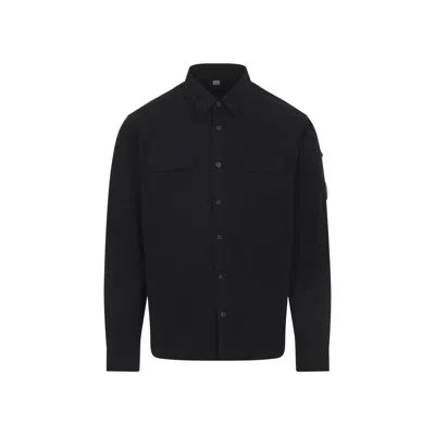 C.p. Company C.p.company Black Ls Cotton Shirt