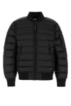 C.p. Company C.p.company Black Nylon Down Jacket In Black