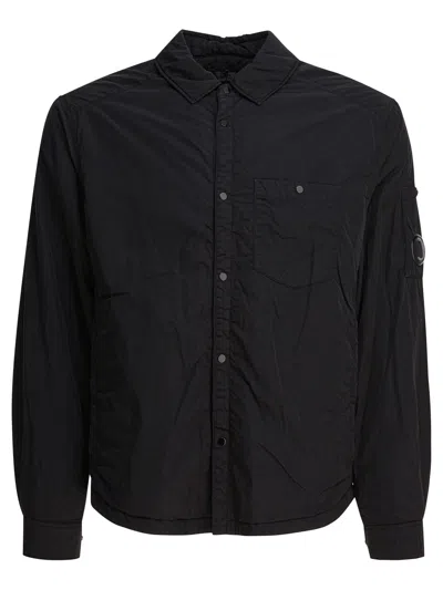 C.p. Company C.p.company Black Polyamide Coat