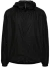 C.p. Company C.p.company Black Ripstop Texture Padded Design Classic Hood Coat