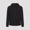 C.p. Company C.p.company Black Shell-r Goggle Polyester Jacket In Black